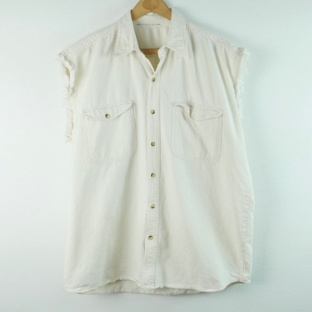 Vintage 90s Apache Clothing Wolf Dreamcatcher Western Shirt Mens XL Biker - Picture 2 of 6